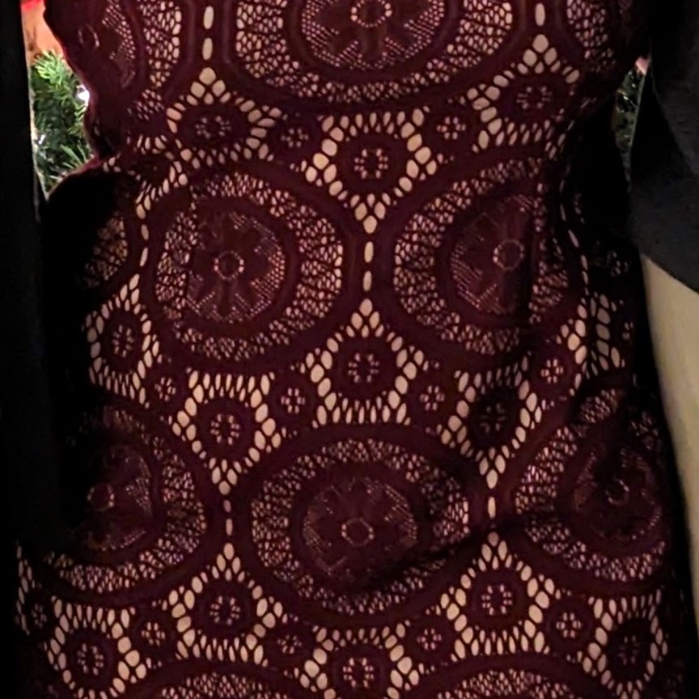 Lace Overlay Dress R&K - Picture 10 of 10